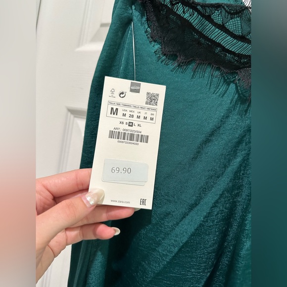 ‼️NWT‼️✨ZARA✨💚jumpsuit💚 - Picture 3 of 5